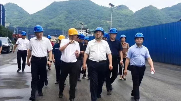 湖南省工信廳副廳長張治平調研匯源煤氣 湖南省工信廳副廳長張治平調研匯源煤氣