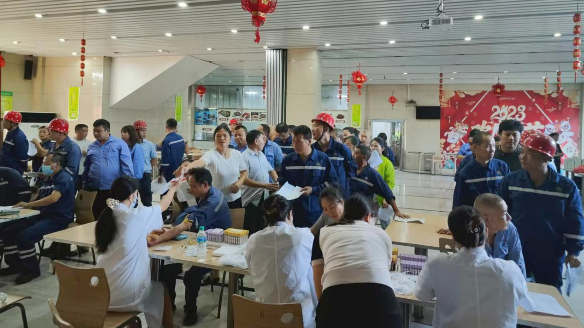 宏宇能源樟樹分公司開展2023年度職業(yè)健康體檢活動(dòng) 宏宇能源樟樹分公司開展2023年度職業(yè)健康體檢活動(dòng)
